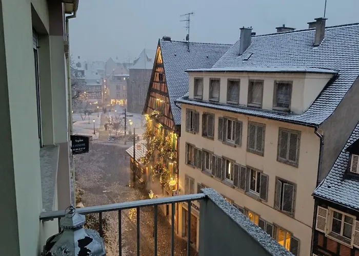 Mama With Mobile Aircon, Including Free Parking Space At 300 Meters شقة كولمار